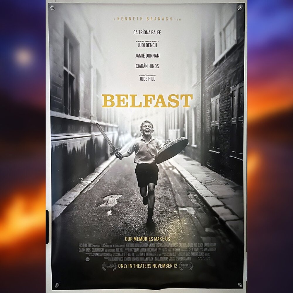 BELFAST (2021) - ORIGINAL DOUBLE SIDED MOVIE POSTER